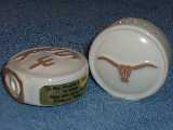 Frankoma Ranch shakers glazed bone